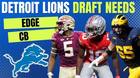 detroit lions draft needs